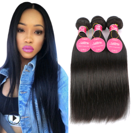 Real human hair straight wave human hair natural