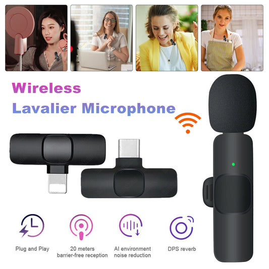 Mini Microphone Wireless Audio Video Recording