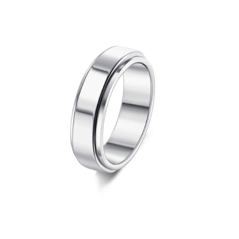 Stainless Steel Rotatable Spinner Ring