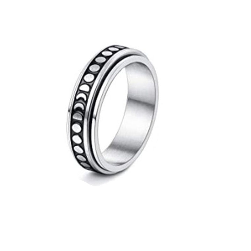 Stainless Steel Rotatable Spinner Ring