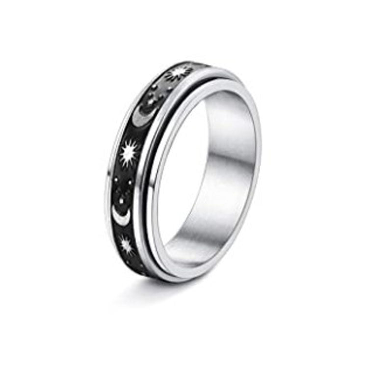 Stainless Steel Rotatable Spinner Ring