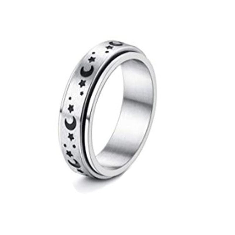 Stainless Steel Rotatable Spinner Ring