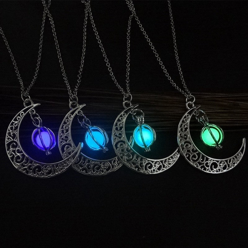 Fashion Moon Natural Necklace Women