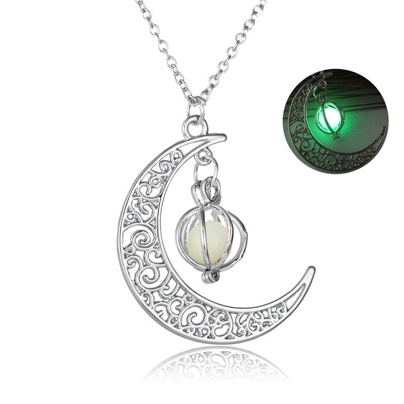 Fashion Moon Natural Necklace Women