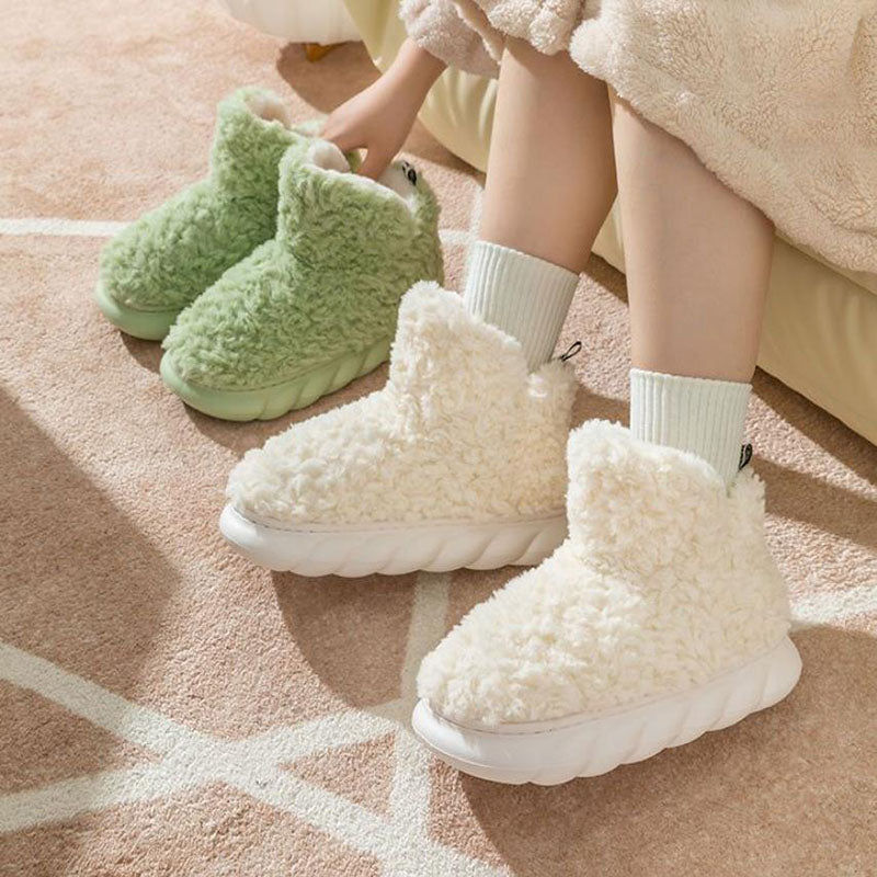 Cute High Helper Cotton Slippers