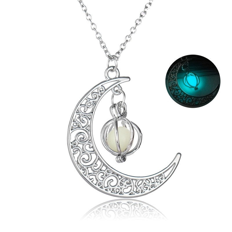 Fashion Moon Natural Necklace Women