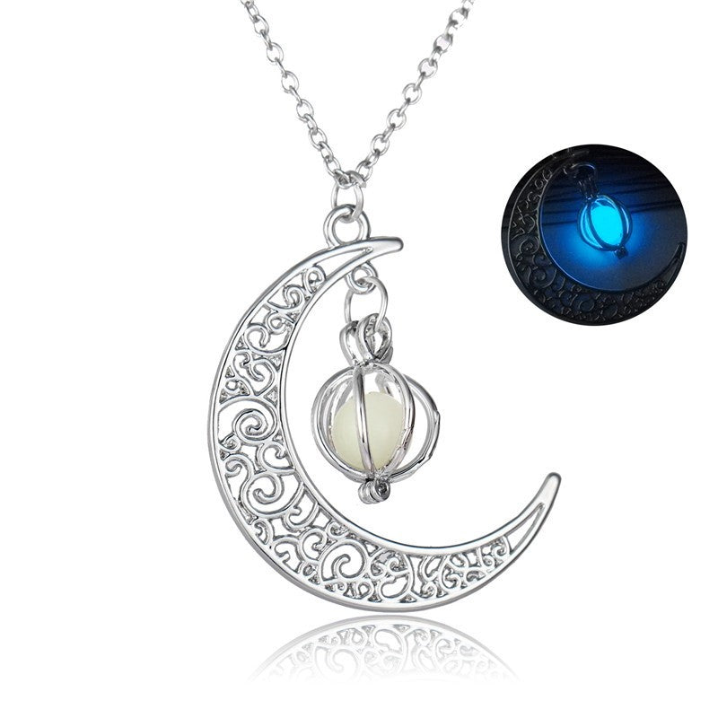 Fashion Moon Natural Necklace Women