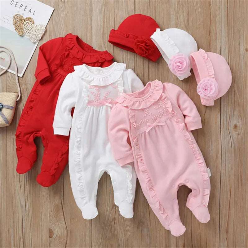 Baby clothing Long Sleeve Jumpsuit Girl