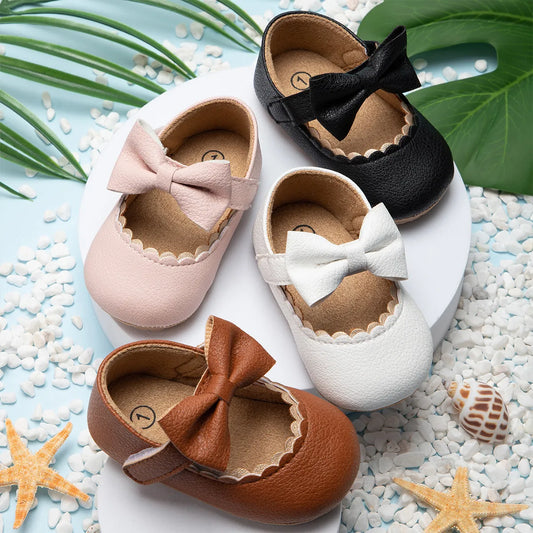 Infant Toddler Bow Tie Casual Shoes