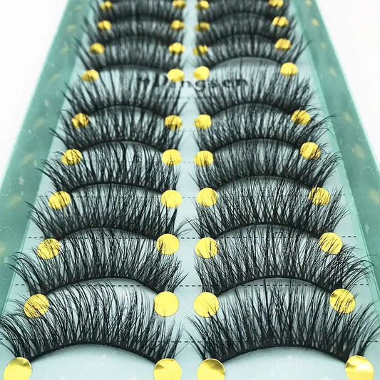 5/10 Pairs Faux 3D Mink Lashes Natural