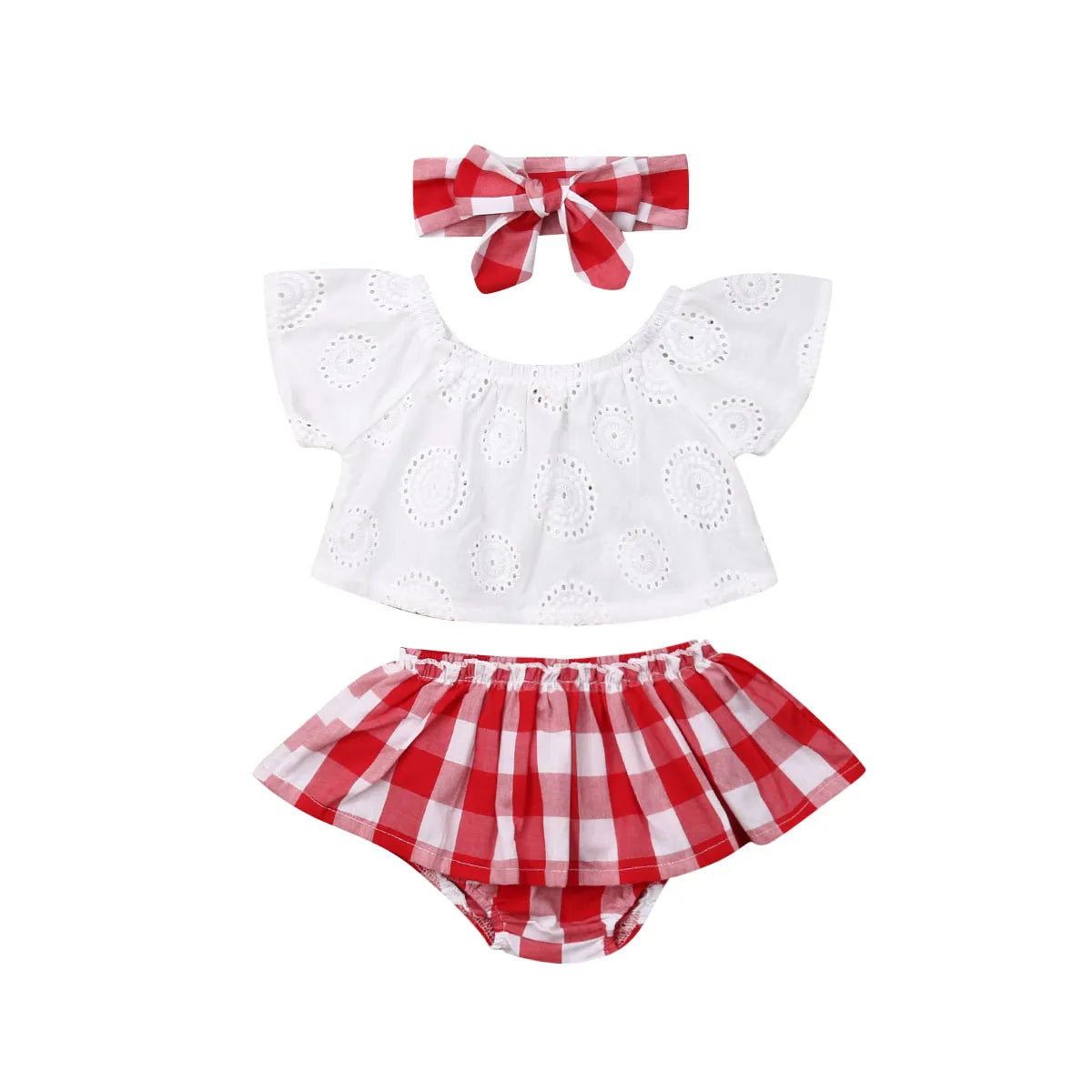 3Pcs Set 0-24M Newborn Baby Girl Clothes Cute Summer