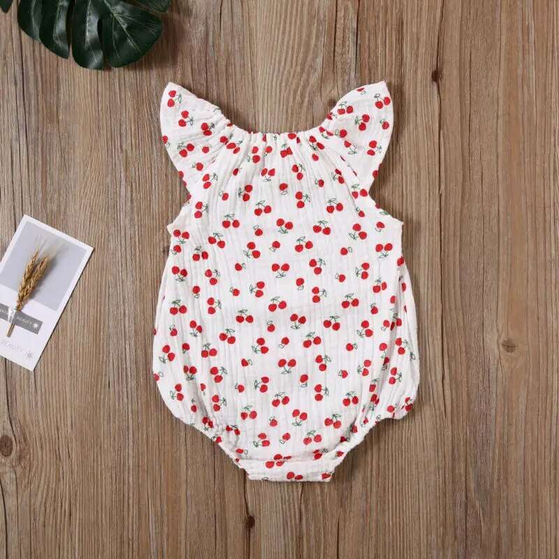 Baby Girls Romper Summer Infant Unisex  One-pieces