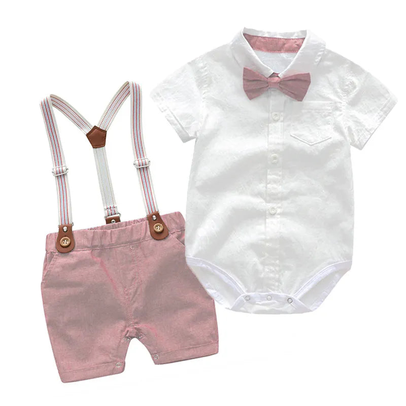 Baby Boy Clothes Summer Gentleman Birthday