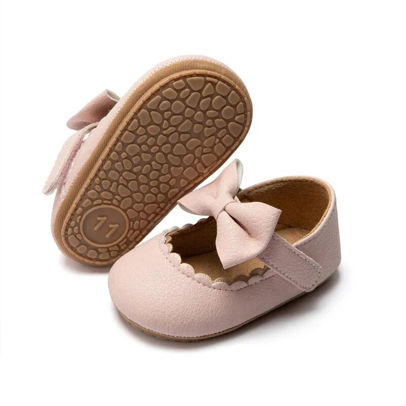 Infant Toddler Bow Tie Casual Shoes