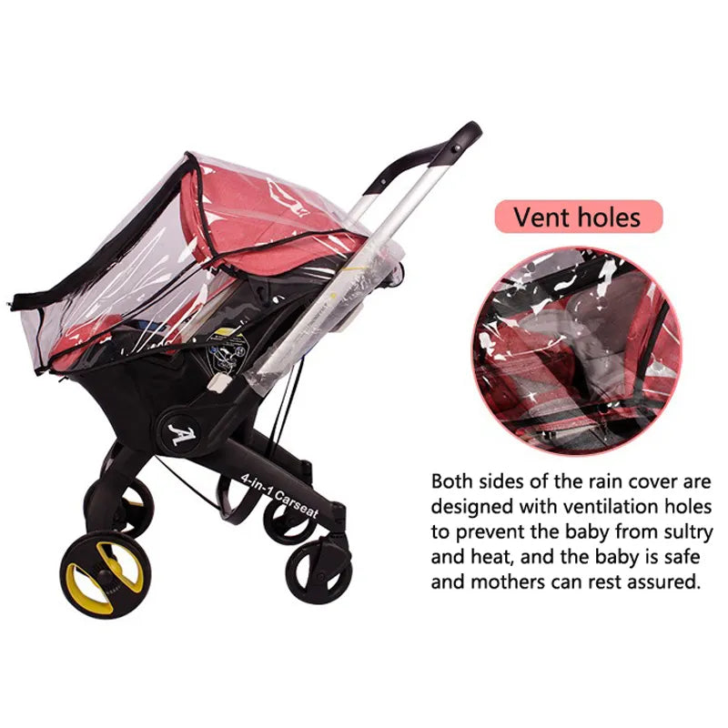 baby carriage rain cover, car seat accessories