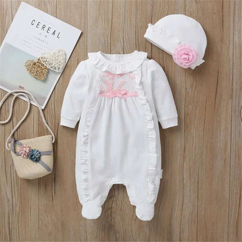 Baby clothing Long Sleeve Jumpsuit Girl