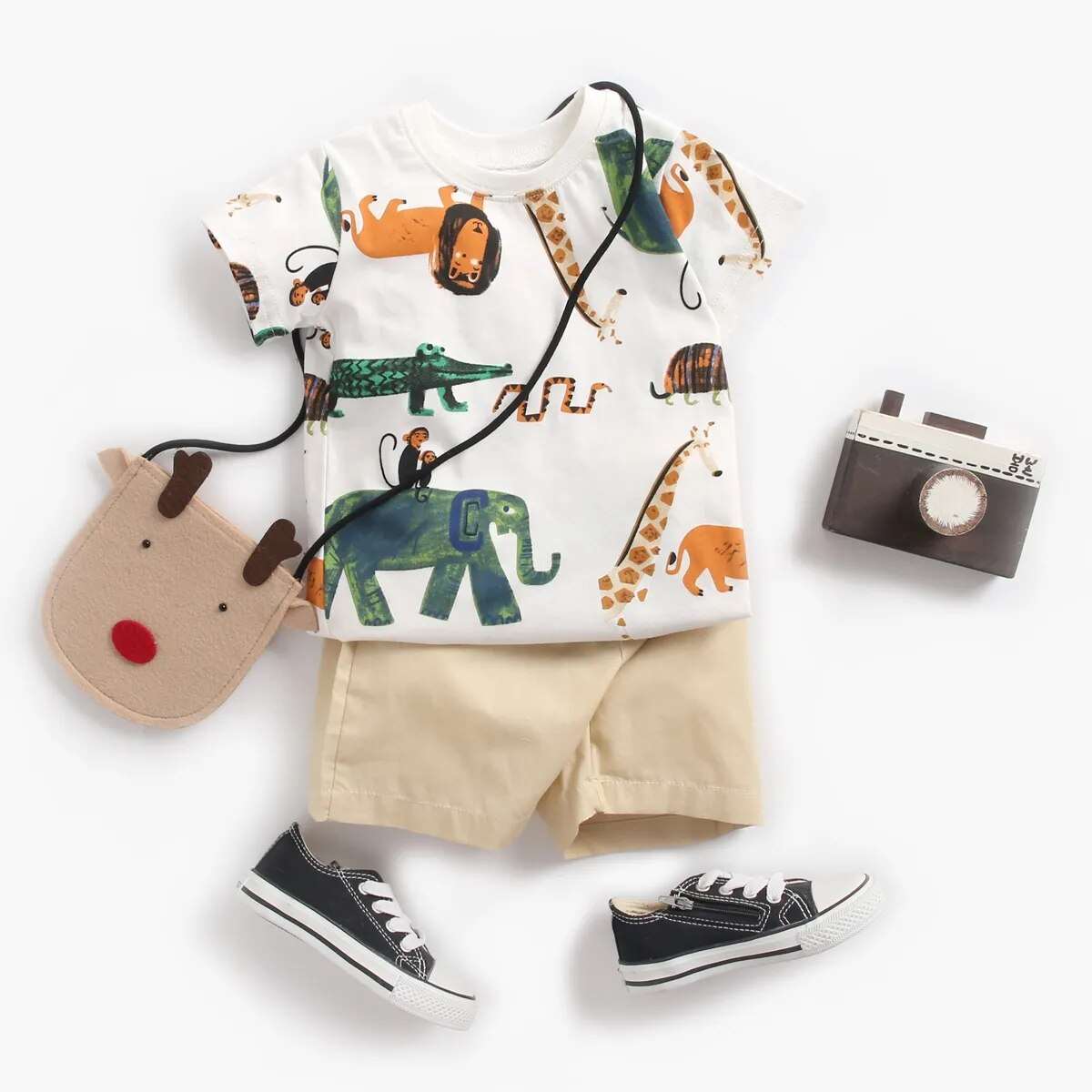 2 pcs summer clothing set for boys,