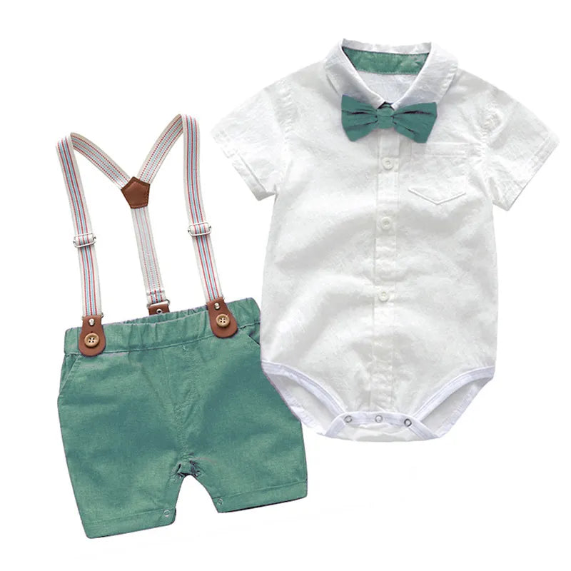 Baby Boy Clothes Summer Gentleman Birthday