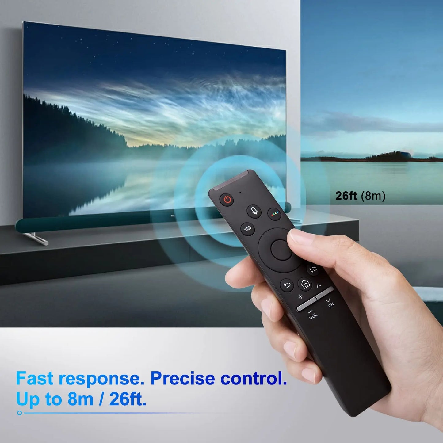 Universal Voice Remote Control for All Samsung Voice Function TVs