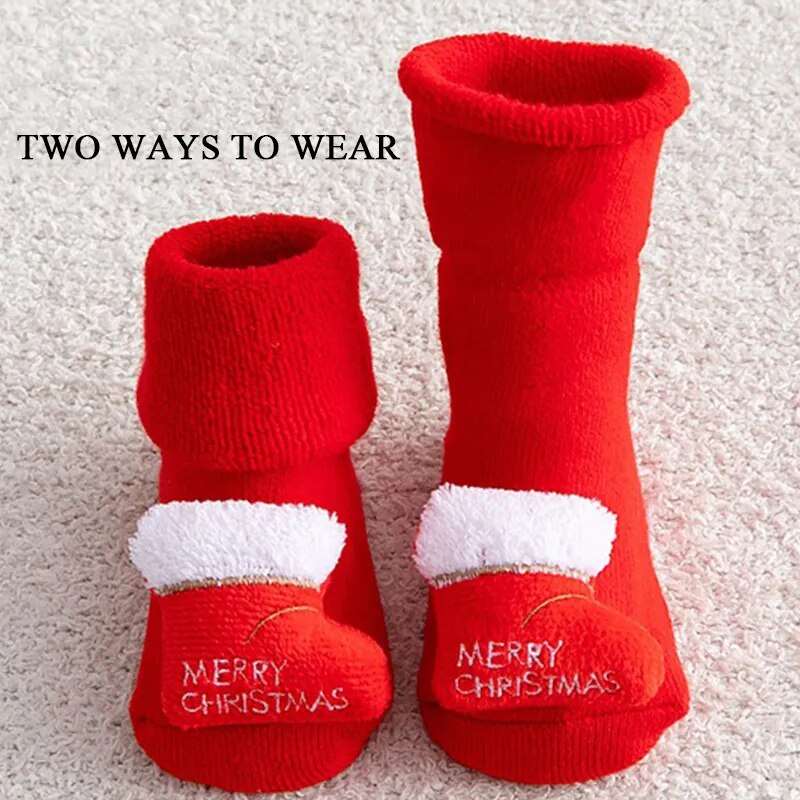 Baby Christmas Socks for Newborns