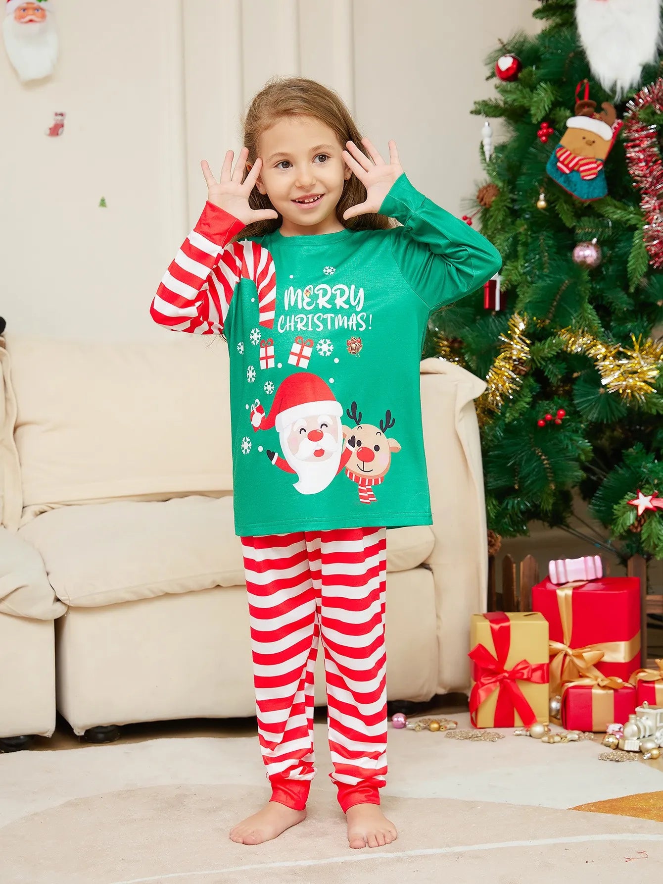 Family  Clothes Pajamas 2 pcs