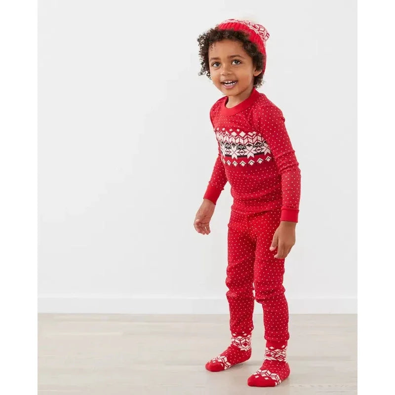 Clothes Christmas Family Pajamas Set Mother Father Kids