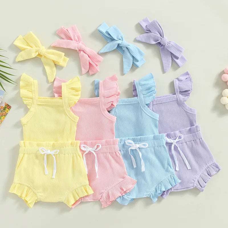 Baby Girls Boys Clothes 2 pcs 0-18M