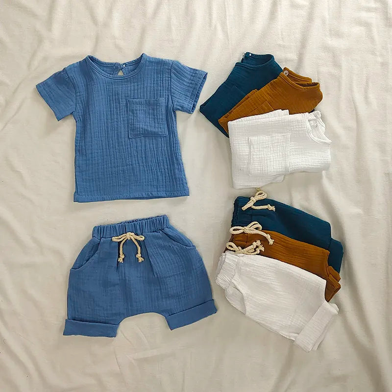 unisex toddler clothing set, 2 pcs