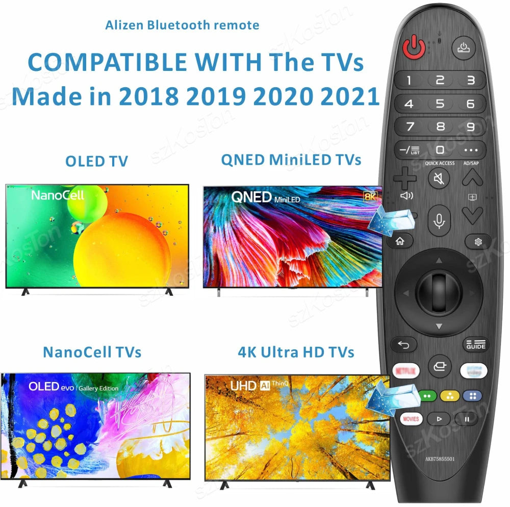 Remote Control with Pointer Voice Function for LG