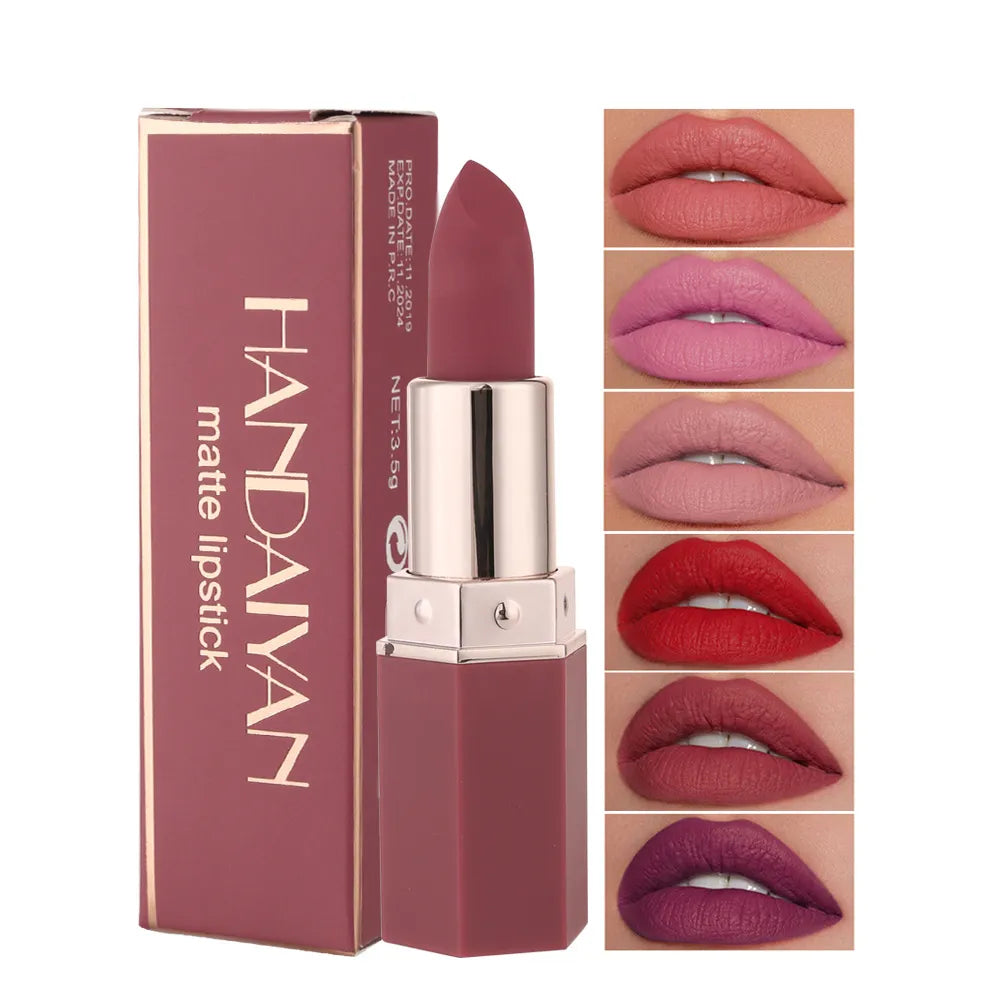 6 Colors Lipstick Beauty