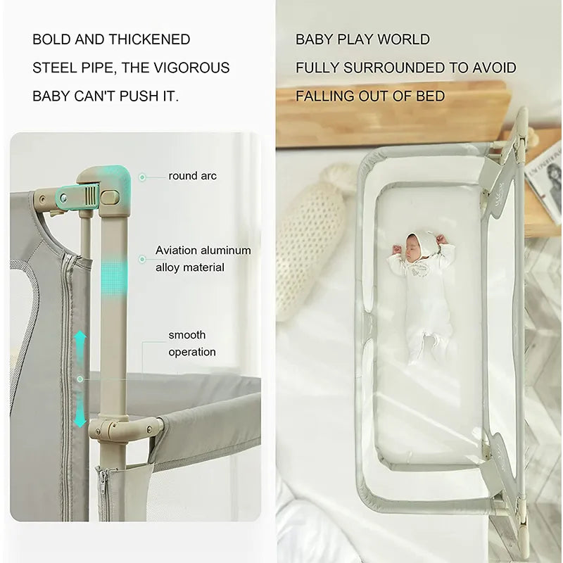 Dual-use Comfortable Toddler Baby Bed Safety