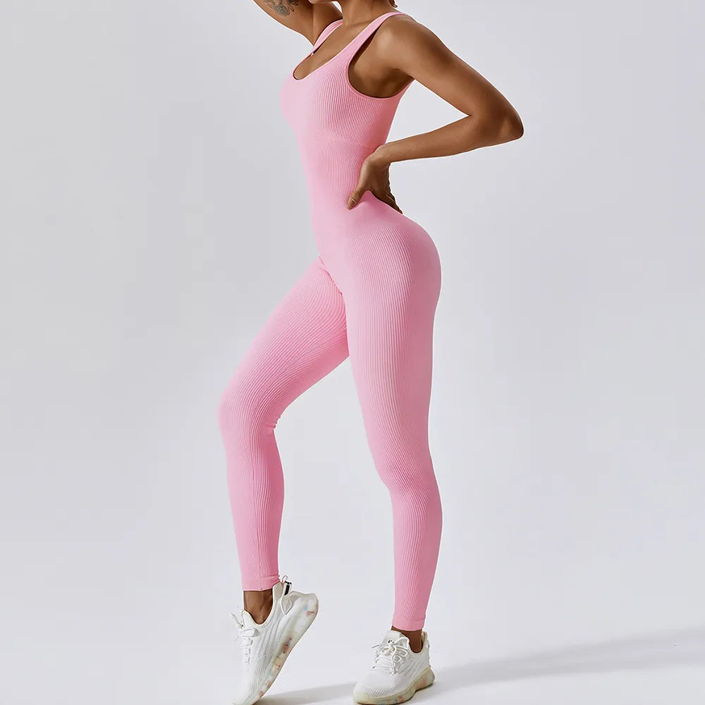 Spring Seamless One-Piece Yoga Suit Dance