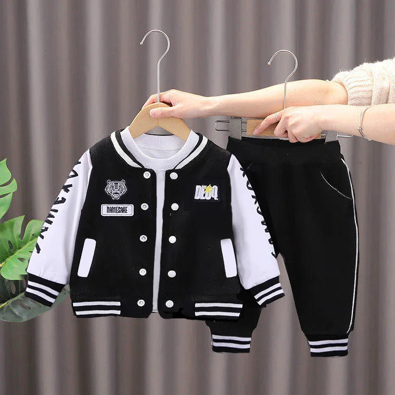 Baby Boys Girls Sports Suit Coat Pant 2