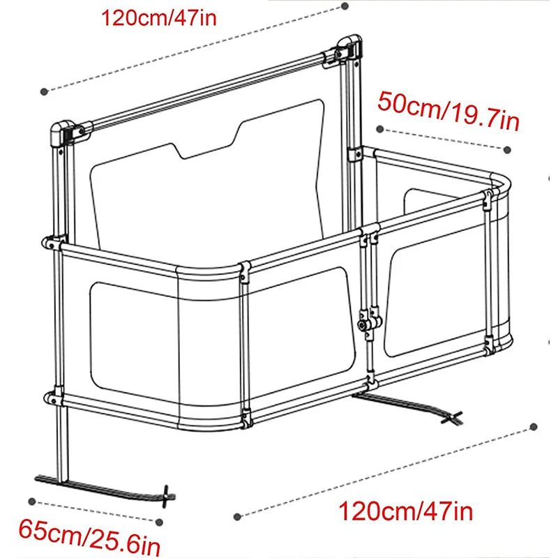 Dual-use Comfortable Toddler Baby Bed Safety