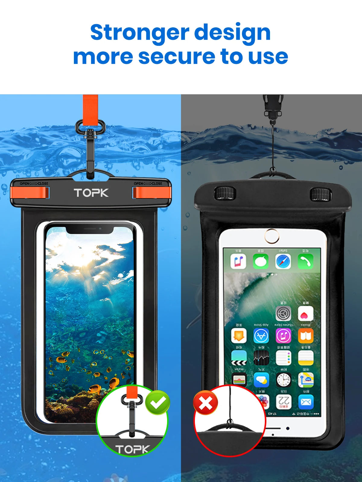 Universal IPX8 Waterproof Phone Case