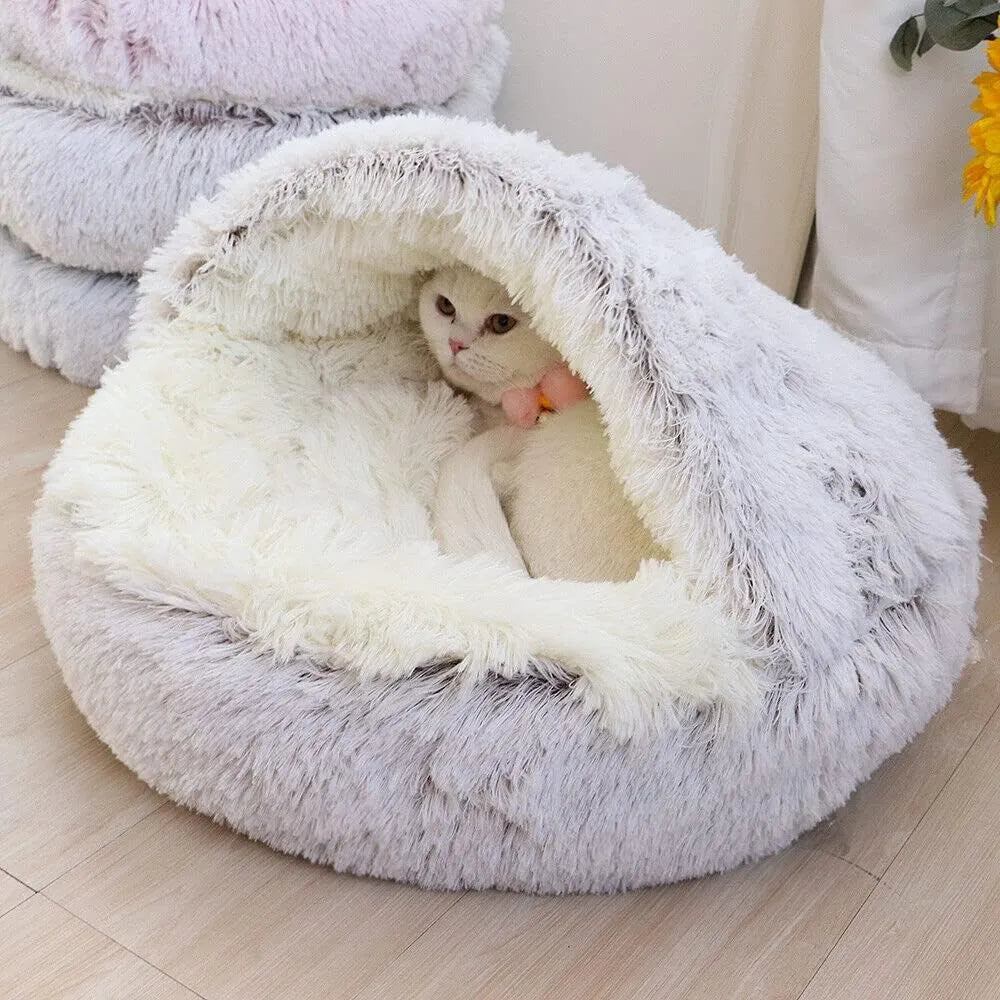 Soft Plush bed Round Comfortable  for cat dog