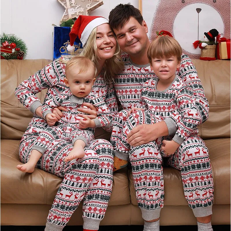 Family  Clothes Christmas Pajamas