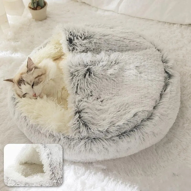 Soft Plush bed Round Comfortable  for cat dog