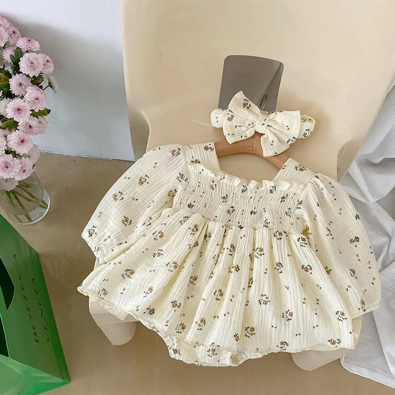 One Piece Breathable Linen Clothing for Babies