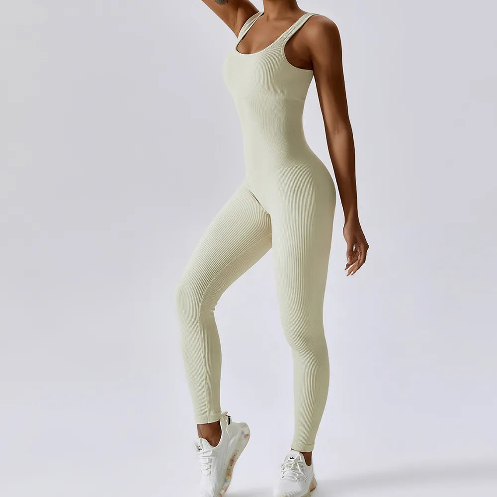 Spring Seamless One-Piece Yoga Suit Dance