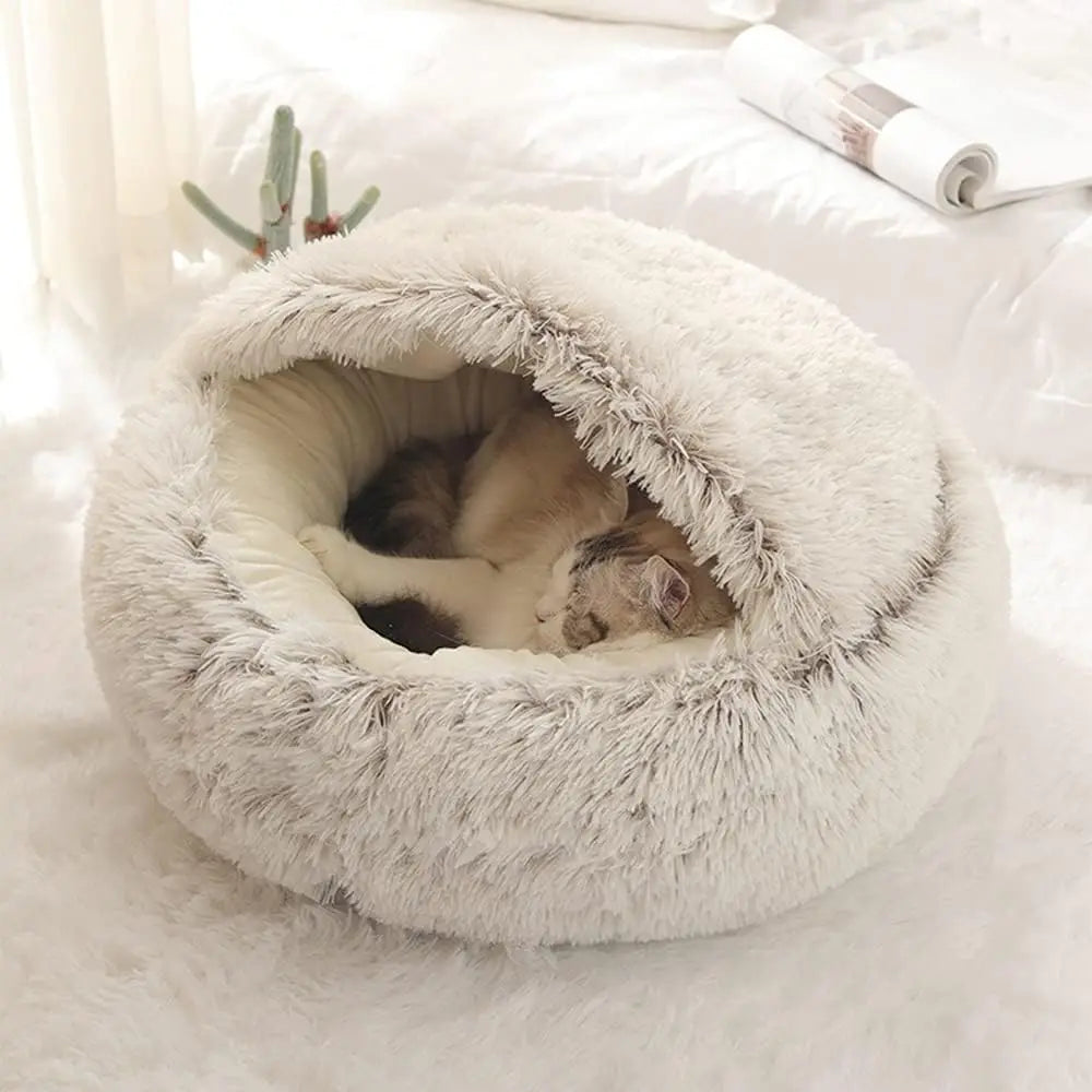 Soft Plush bed Round Comfortable  for cat dog