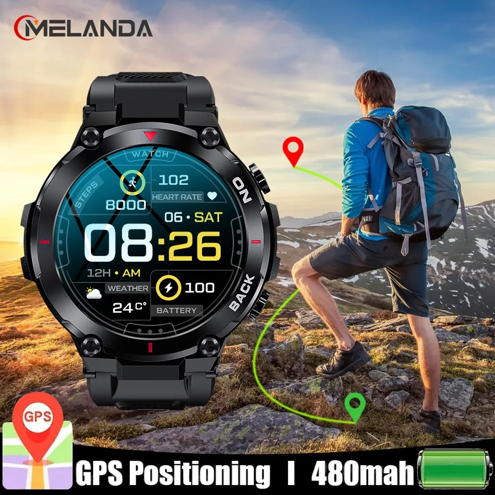 GPS Smart Watch Men