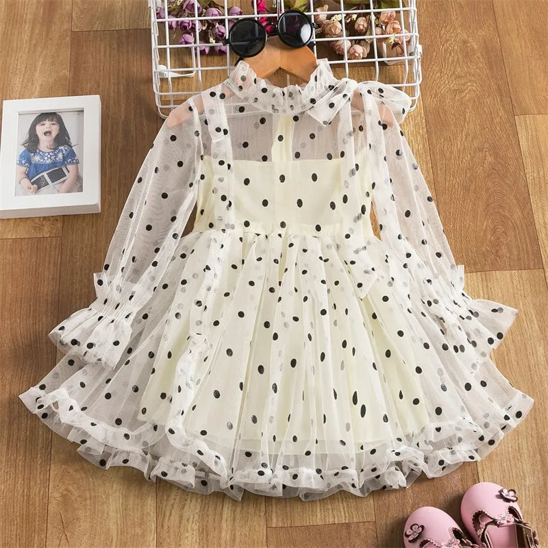 Cute Fancy Girls Dresses Flower Princess Casual Dress 3 8Y