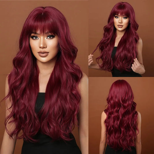 Wine Red Wigs