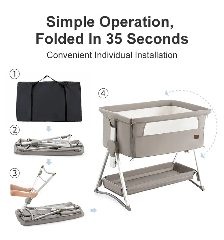 Crib Portable Folding