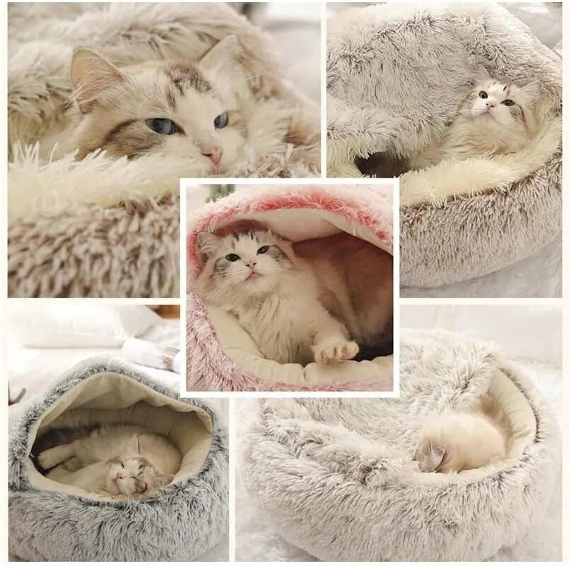 Soft Plush bed Round Comfortable  for cat dog