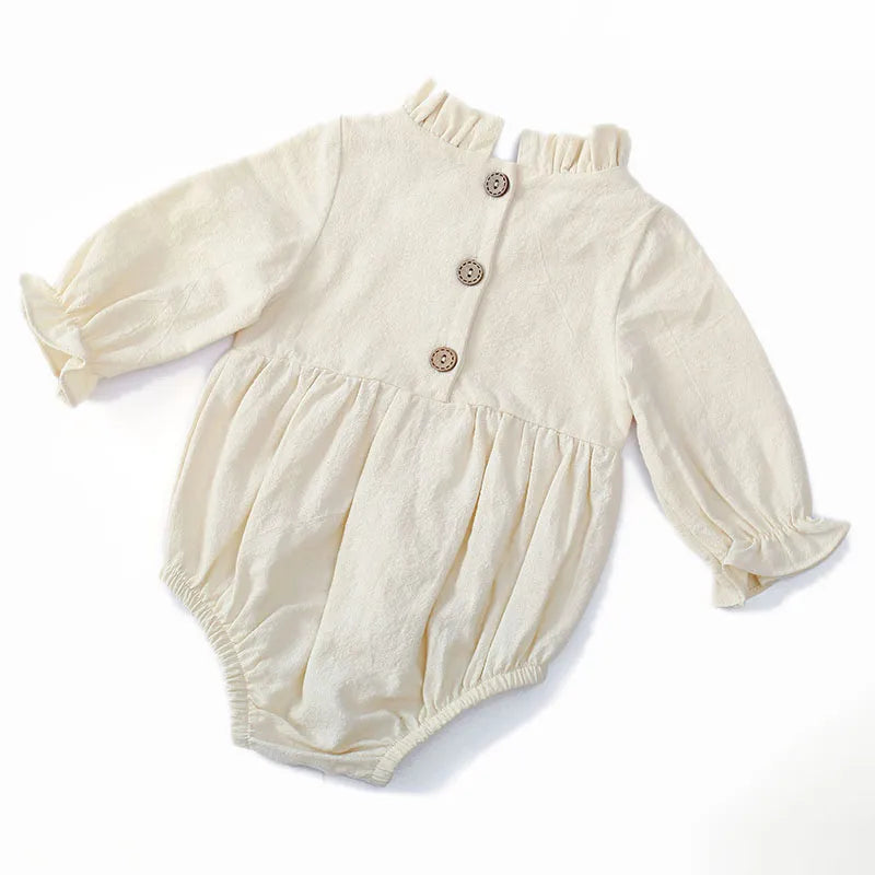 newborn long sleeve cotton romper