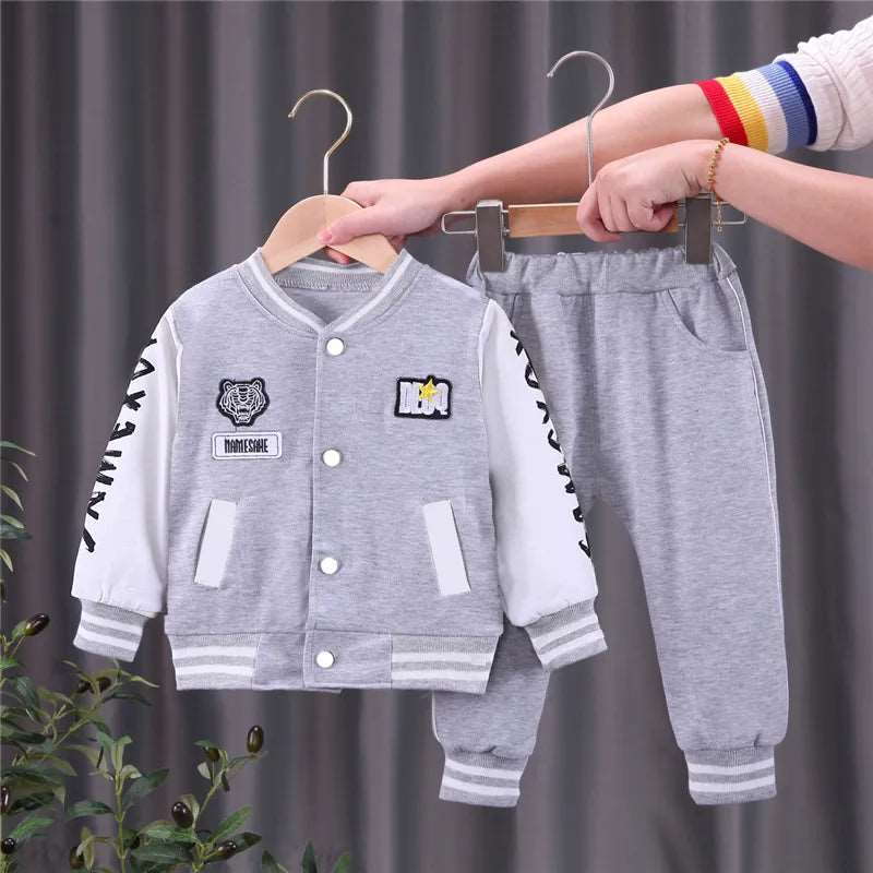 Baby Boys Girls Sports Suit Coat Pant 2