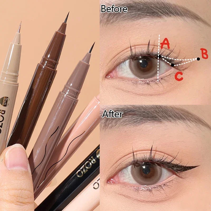 pencil eye make-up