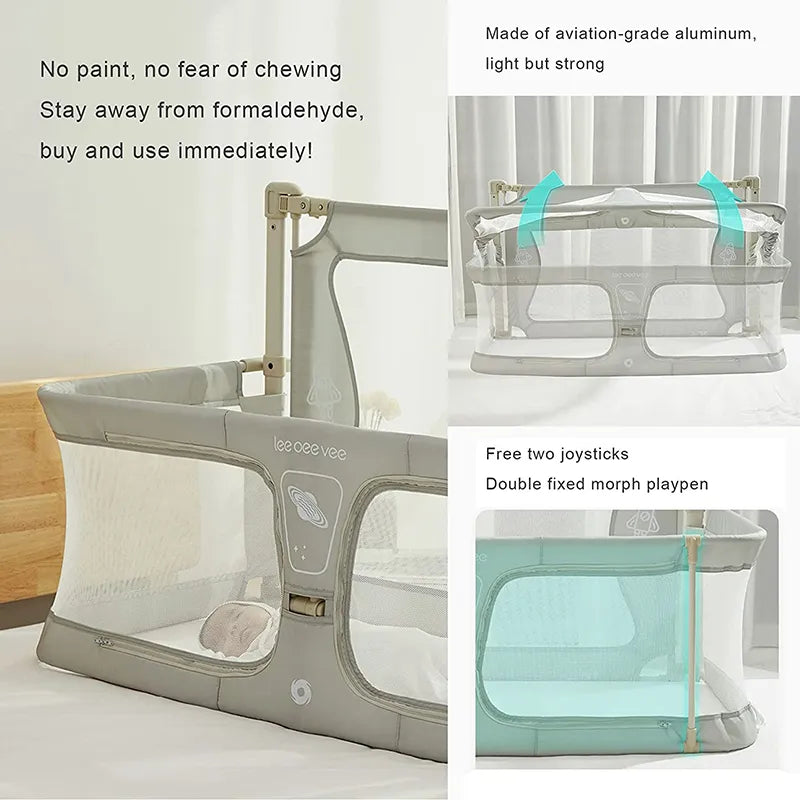 Dual-use Comfortable Toddler Baby Bed Safety